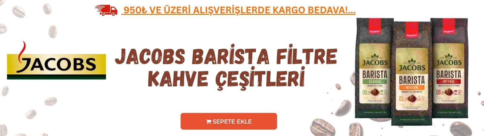 Jacobs Barista Filtre Kahve Tanışma Paketi