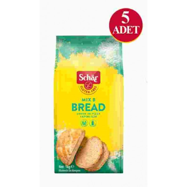 Schar Mix B Glutensiz Ekmek Unu 1000 gr (5 ADET)