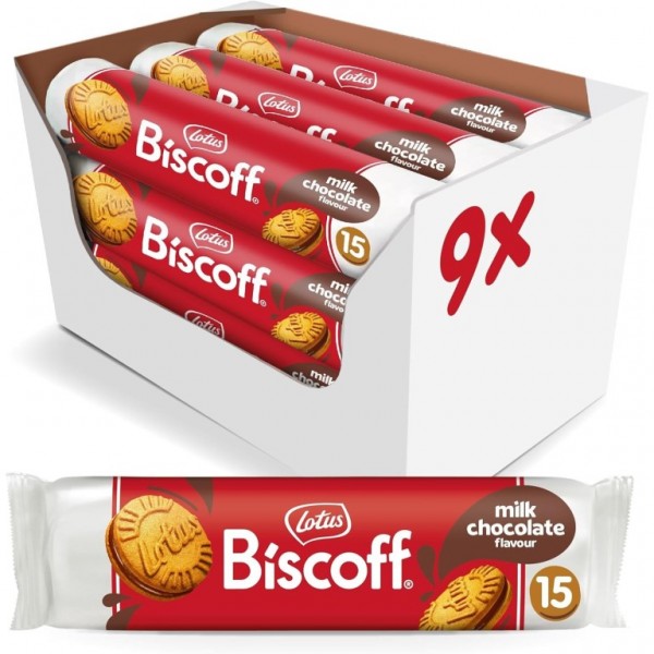 Lotus Biscoff Çikolatalı 9'lu x154gr.