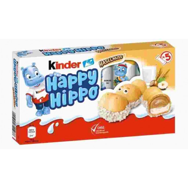 Kinder Happy Hippo Haselnuss 5'li