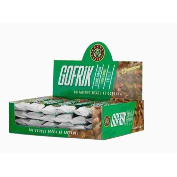 Gofrik Antep Fıstıklı Çikolata 33 grx24 Adet